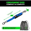 image:imageRhino USA Boat Transom Straps 2Pack  Trailer Tie Downs for BoatsBlue