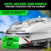 image:imageRhino USA Boat Transom Straps 2Pack  Trailer Tie Downs for BoatsRed